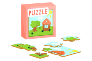 puzzle cartoon
