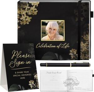 memorial service guest book