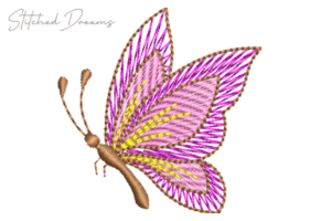 embroidery butterfly