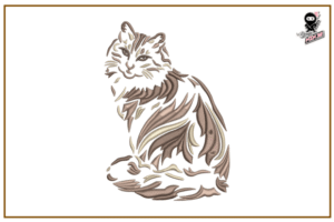 embroidery cat patterns