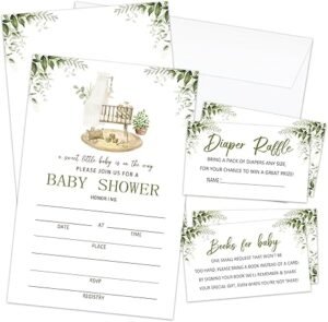 boy baby shower invitation bundle set