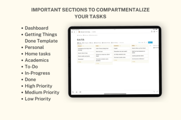 notion to do notion template life plan