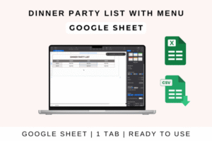 google sheet schedule template