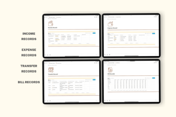 notion finance template notion planner
