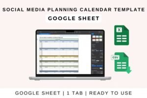google sheet schedule template