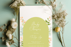 boy baby shower invitation bundle set