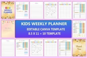 kids weekly planner