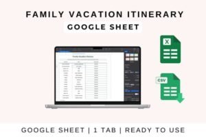 google sheet schedule template