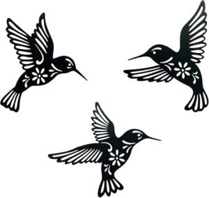 silhouette birds