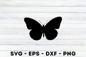 silhouette butterfly
