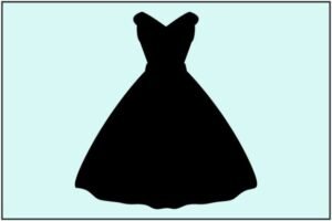 silhouette dress