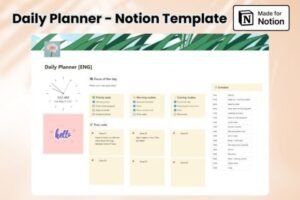 notion daily planner