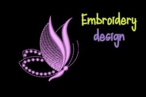 embroidery butterfly