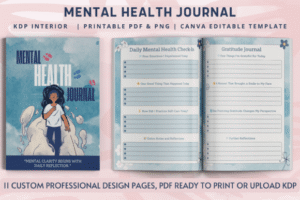 editable mental health diary template