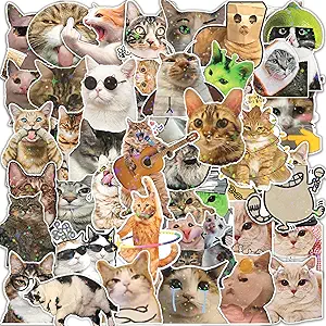 cute cat kawaii stickers bundle