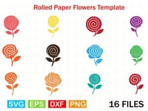 Paper Flowers Template