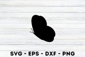 silhouette butterfly