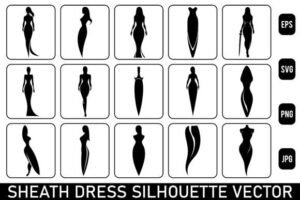 silhouette dress