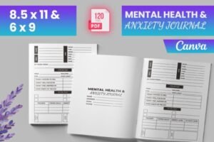 editable mental health diary template