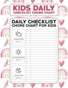daily checklist for kids