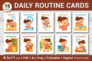 daily routine cards