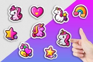 unicorn printable stickers
