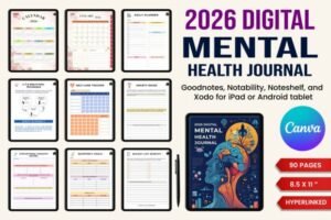 100 mental health journal prompts kdp