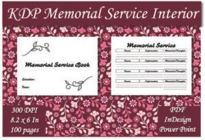 memorial service guest book