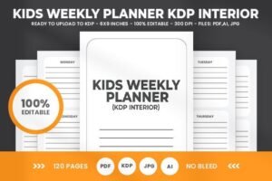 kids weekly planner