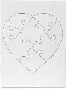 puzzle template blank