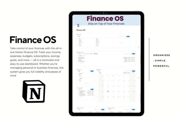 notion finance template notion planner