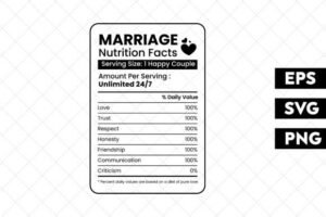 nutrition facts label template