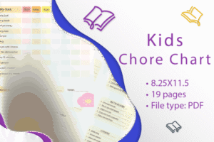 kids chore chart bundle
