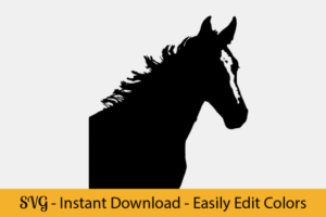silhouette horse
