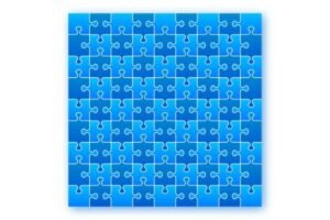 puzzle template blank