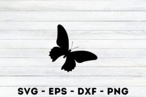 silhouette butterfly