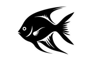 silhouette fish