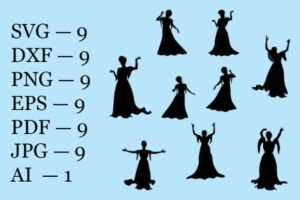 silhouette dress