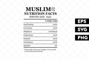 nutrition facts label template