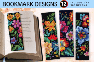 embroidery bookmark