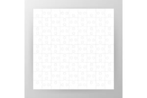 puzzle template blank