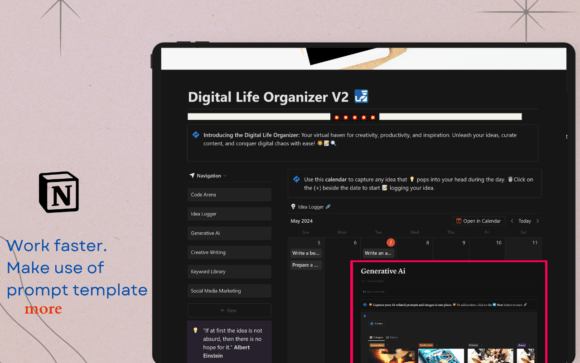 notion to do notion template life plan