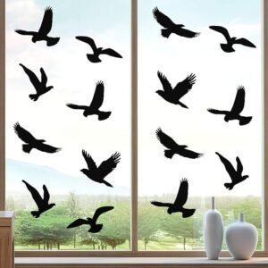 silhouette birds