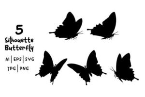silhouette butterfly
