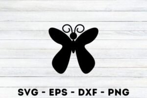 silhouette butterfly