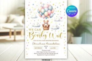 boy baby shower invitation bundle set