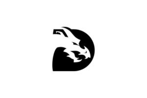 silhouette dragon