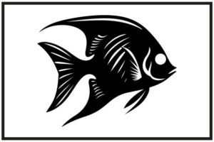silhouette fish