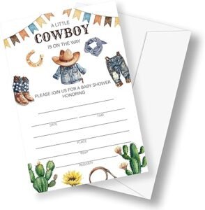 boy baby shower invitation bundle set