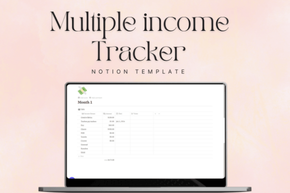 notion finance template notion planner